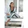 bench. loungewear Sweatjacke Damen mint-schwarz Gr.36/38