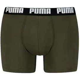 Puma Boxershort 6er Pack in Schwarz/Grün | Gr.: XXL