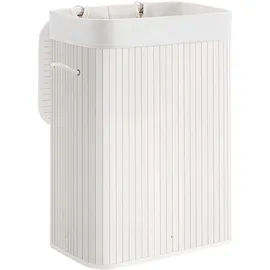 Songmics Wäschekorb mit Deckel, 72 L