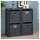 Vicco Raumteiler Tetra 72 x 29 x 72 cm Grau