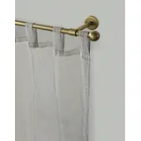 GARESA Gardinenstange Bolti Ø 16mm, 1-läufig, Gold, matt I Stabile Vorhangstange ohne Ringe I Mit Endknopf Kugel I Für mittelschwere Vorhänge I 160cm