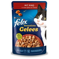 Felix Sensations Gelees Rind & Tomate 26x85 g