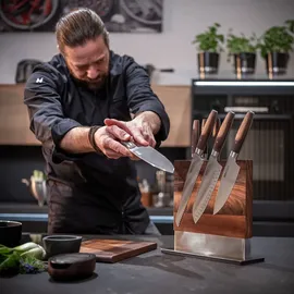 GEFU Magnet-Messerblock ENNO unbestückt braun