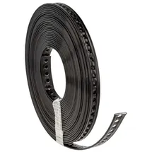 tecuro Lochband 14 mm x 10 m Rolle - Stahl, - Kunststoff ummantelt