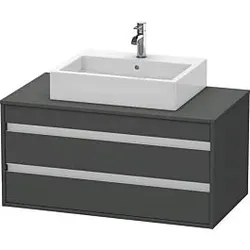 Duravit Ketho Waschtisch Unterschrank KT665504949 100x49,6x55cm, Graphit Matt, wandhängend