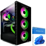 KRAFTPC High End Gaming-PC AMD Ryzen9 5900X - GeForce RTX4070 12GB - 1TB M.2 NVMe SSD - 32GB DDR4 - Win11 - WLAN - Gamer PC Desktop PC Gaming Computer