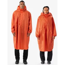 Poncho Regencape 60 l Wandern - MT500 orange terrakottaorange L/XL