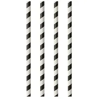 Papstar 25 Trinkhalme, Papier Ø 6 mm · 20