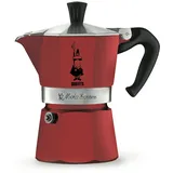 Bialetti Moka Express Color 6 Tassen passion red Espressokanne (04-4942)