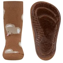 Ewers Stoppersocken SoftStep Mäuse hell nougat, Babymode (6 - 24 Monate)