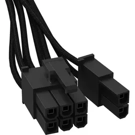 be quiet! BeQuiet Computer, Strom Kabel [1x ATX-Stecker 8pol. (6+2) - 1x 12 PIN-Stecker (Netzteil)] 0.60m Schw