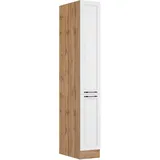 Apothekerschrank Meran ca. 30x200x60 cm Weiß/Eiche