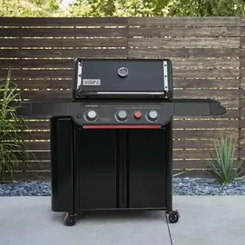 Weber Genesis E-330WR Gasgrill Stealth Edition 2025 Schwarz inkl. Drehspieß