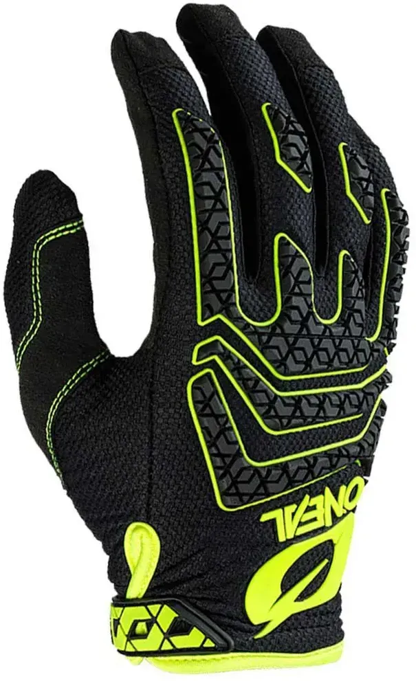 Oneal Sniper Elite Offroad-handschuhe - Black / Neon Yellow - S - Short
