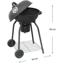 ideoon Kugelgrill schwarz