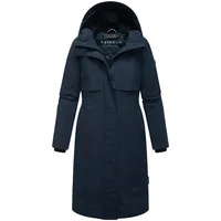 Navahoo Damen, Langer Mantel warmer Parka mit Kapuze und