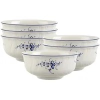 Villeroy & Boch Vieux Luxembourg Dessertschale Blau 6-tlg.