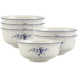 Villeroy & Boch Vieux Luxembourg Dessertschale Blau 6-tlg.