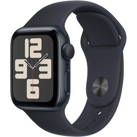 Apple Watch SE 2023 GPS 40 mm Aluminiumgehäuse mitternacht, Sportarmband mitternacht M/L