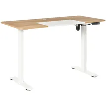 Vinsetto PC-Tisch elektrisch höhenverstellbar, LED-Anzeige