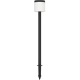 EGLO LED-Solar-Erdspieß Pantete mit Sensor 115 cm x Ø 17,5 cm Schwarz-Weiß