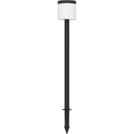 EGLO LED-Solar-Erdspieß Pantete mit Sensor 115 cm x Ø 17,5 cm Schwarz-Weiß
