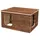 Trixie Natural Living Haus Hilke mit Raufe, Meerschweinchen, Rindenholz, 40 23 32 cm
