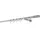 MYDECO Gardinenstange MYDECO "20mm Rillcube Wandträger 12 cm", silber (edelstahlfarben), L:250cm, Gardinenstangen