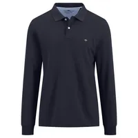 FYNCH-HATTON Langarmshirt mit Logo Stickerei blau XXL