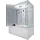 SeniorBad Kombination Badewanne Dusche K80-WS-EH-A-EC-SC-EA Duschtempel 100x180 cm Schlauchreinigung + Scheibenversiegelung - Weiß
