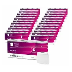 Sonderaktion Satino Prestige Toilettenpapier, 3-lagig, MT1
 071360 , 24 Packungen à 8 Rollen = 192 Rollen, à 150 Blatt