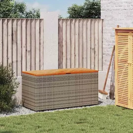 furnicato Gartentruhe 110 x 50 x 54 cm Grau/Braun