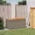 furnicato Gartentruhe 110 x 50 x 54 cm Grau/Braun