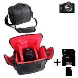 K-S-Trade Kameratasche für Sony Alpha 9 II, Kameratasche Fototasche Umhängetasche Schultertasche Zubehör schwarz
