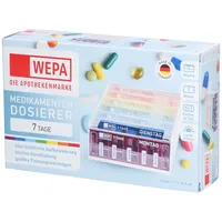 Wepa Medikamentendosierer 7 Tage Regenbogen/UV-Schutz+