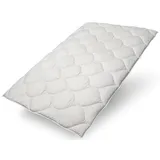 John Cotton "Bio, Greta, 135x200, 155x220cm, Luxus", weiß, B:135cm L:200cm, Bezug: 100% Polyester, Füllung: 100% Polyester, Bettdecken, Microfaserbettdecke, Atmungsaktiv, weich, pflegeleicht, Sommer und Winter