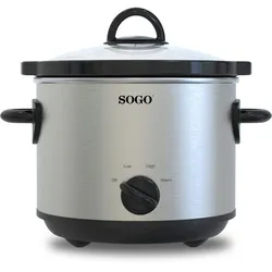 Langsamkocher Sogo -3,5L -170W 3 Funktionen