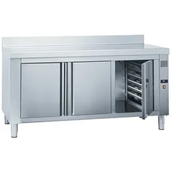 Elektrische wandwärmeplatte für speisen 3 türen - 1600x700x850 mm - 3000 W 230/1V - 62002340 Eurast