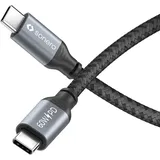 Sonero USB-C auf USB-C Ladekabel 60W grau/schwarz 1,5 m