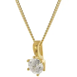 GLIZZ GL8794 Schmuck-Anhänger Gold 333/8K mit Halskette, 45 cm