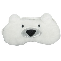 Capelli New York Schlafmaske Polarbär Augenmaske weiß