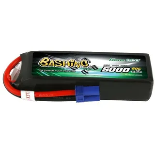 Gens Ace Bashing 5000mAh 14.8V 60C EC5 Steck Batterie für RC Auto, RC Flugzeug, RC Hubschrauber, RC Hobby