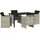 vidaXL Garten Essgruppe 5 pcs Hellgrau Poly-Rattan - Hellgrau