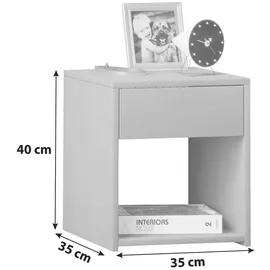 VCM Beistelltisch »Sledo«, Mini« Walnuss