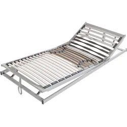 Lattenrost ALINA "3123 KF", grau (grau foliert), B:140cm H:7cm L:190cm, Lattenroste