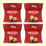Greek Nescafe Classic Decaf Instant Frappe / Hot Coffee - 4 Packungen x 50g
