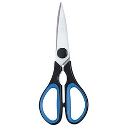 WEDO Schere Soft-Cut schwarz-blau 21,5 cm
