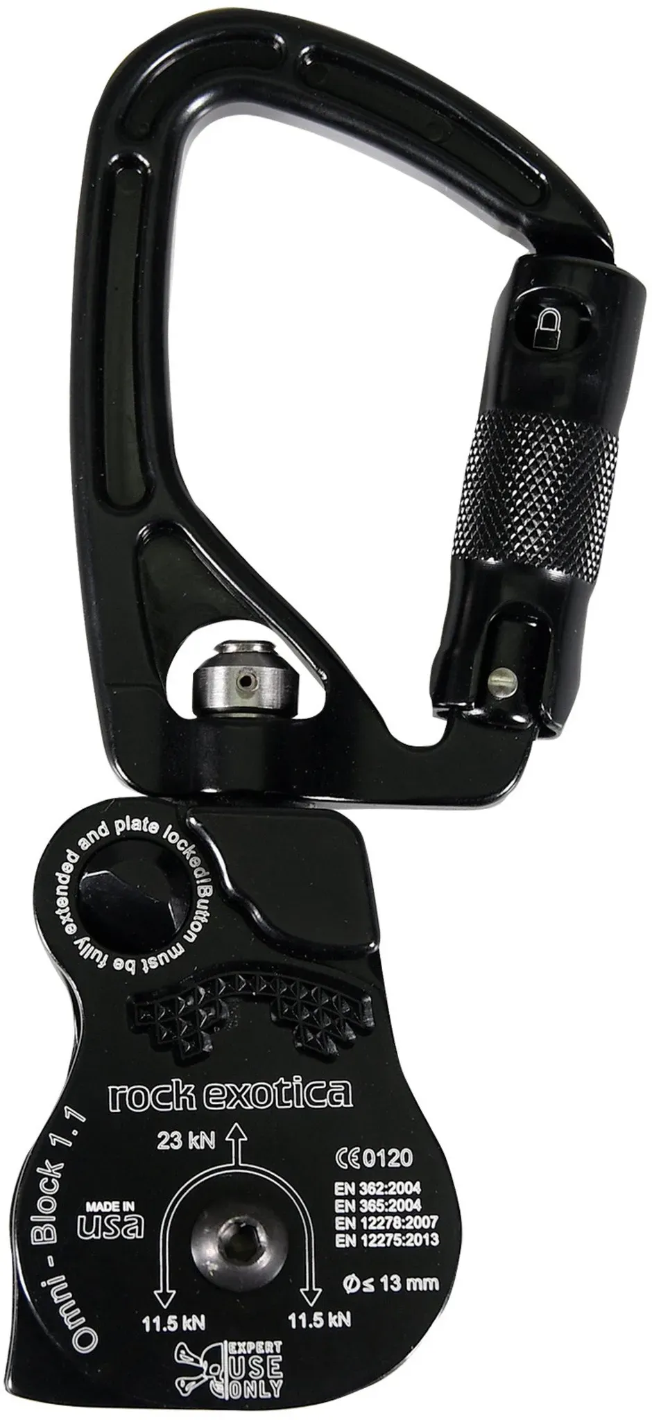 Rock Exotica Seilrolle Omni Block SwivaBiner 1.1