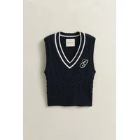 GANT Rundhalspullover Schwarz XS