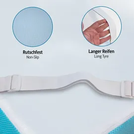 Komfortec Gel Topper 180 x 200 cm weiß